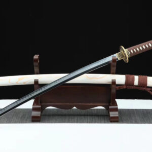 White And Brown Waves Katana