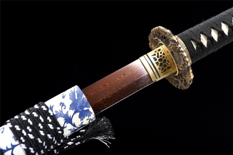 Cyan Flower Katana