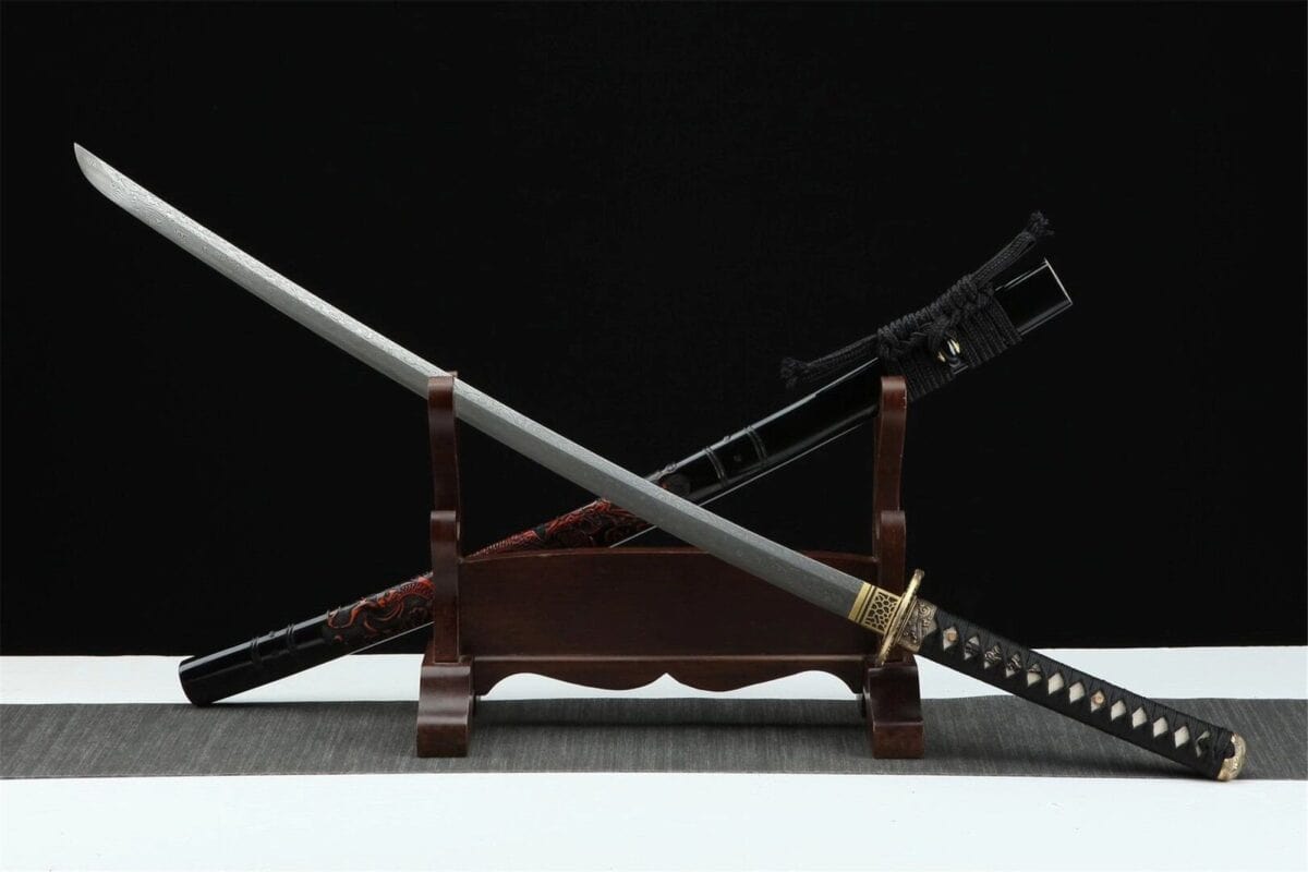 Red Dragon Black Katana