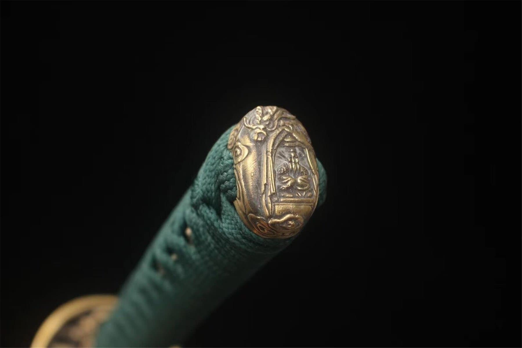Katana Dragon Handle Green
