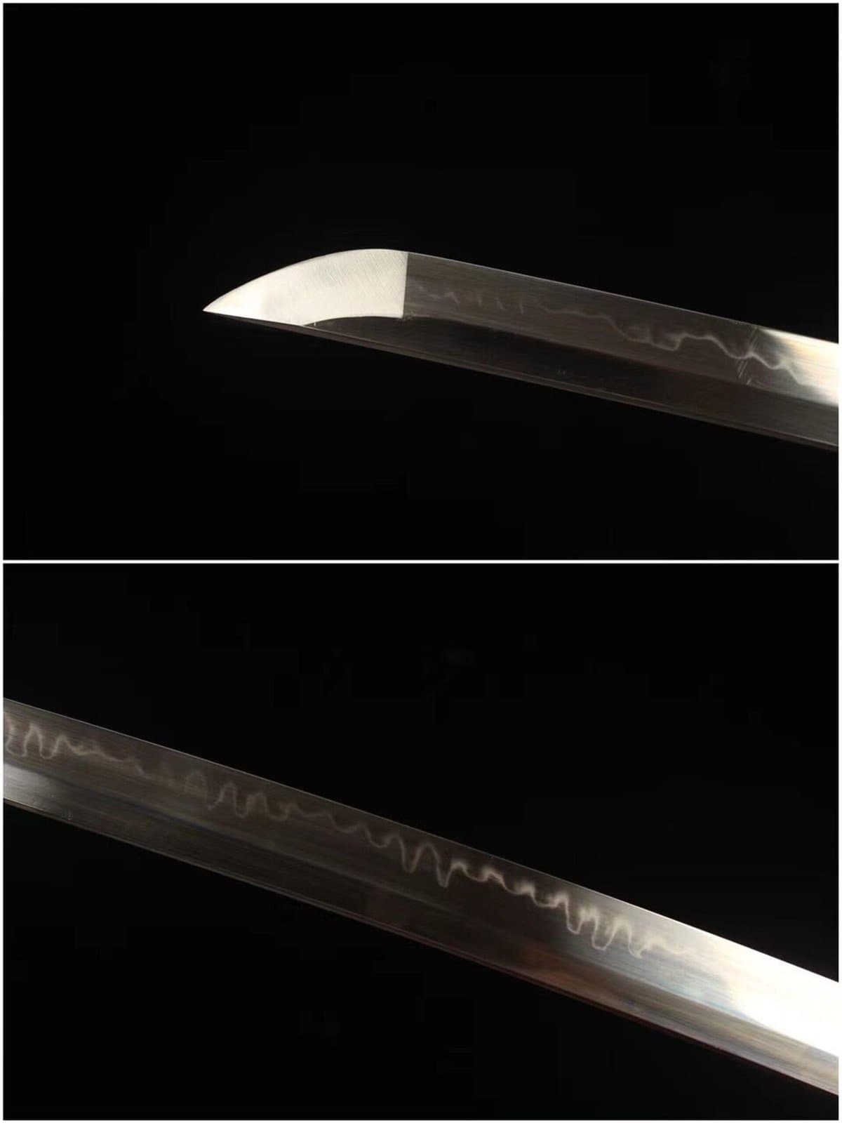 Katana With Grey Handle Golden Dragon