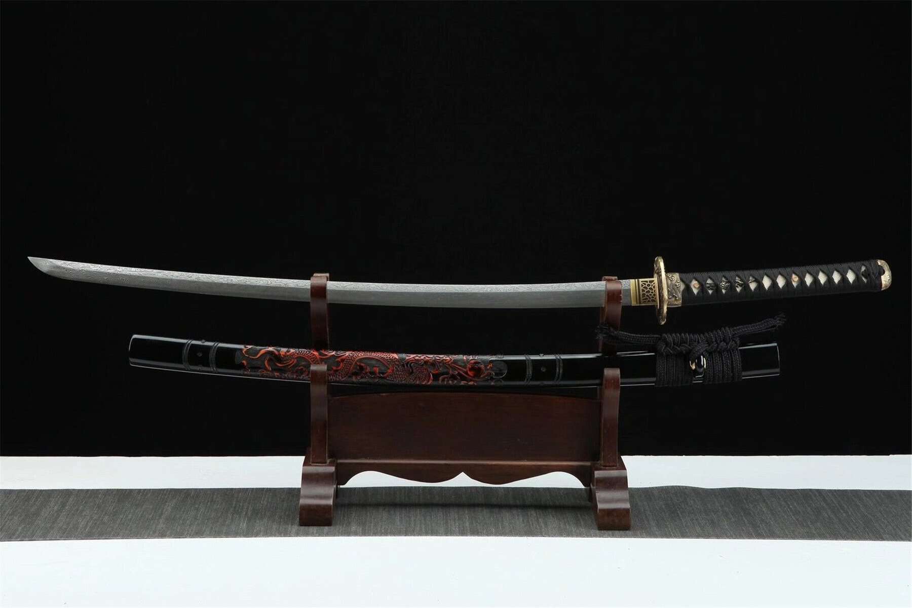 Red Dragon Black Katana