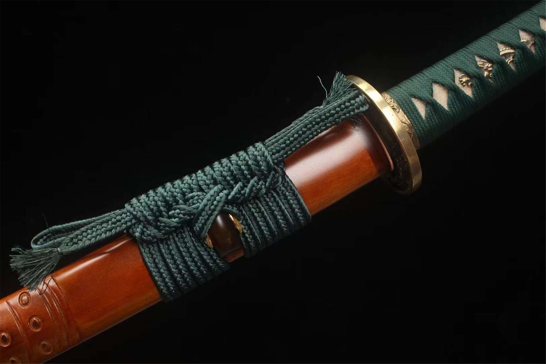 Katana Dragon Handle Green
