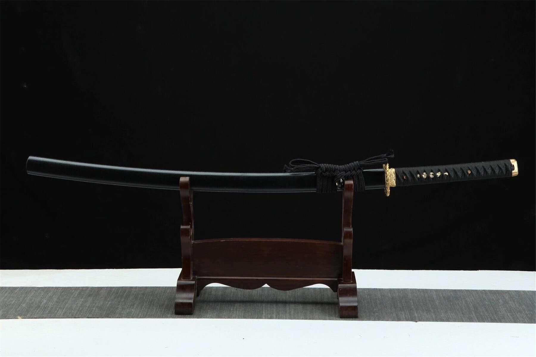 Black Katana T-10 Blade Steel