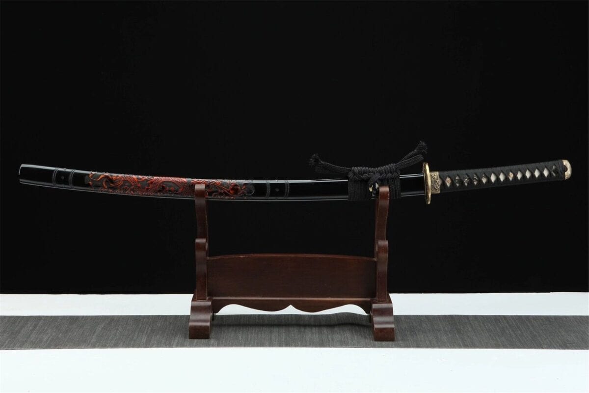 Red Dragon Black Katana