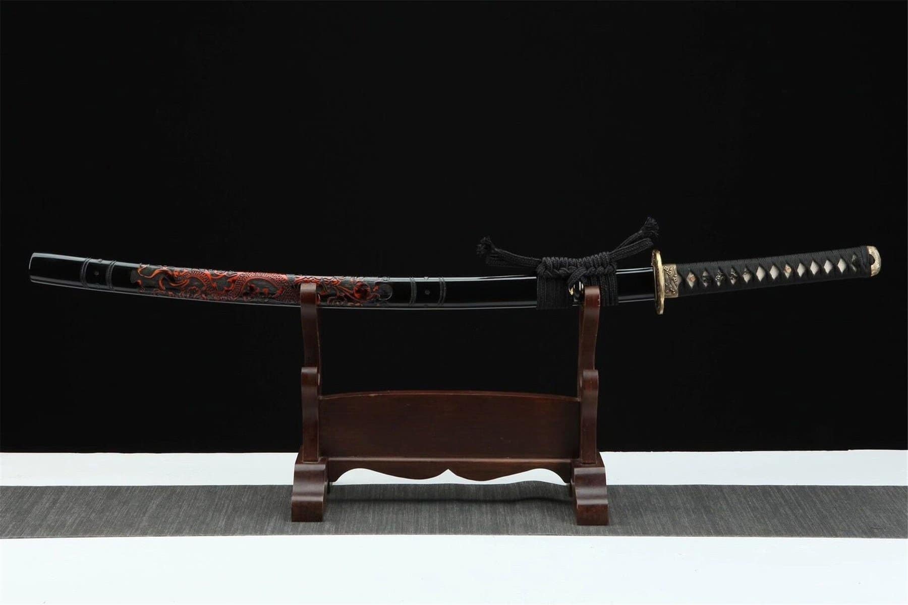 Red Dragon Black Katana