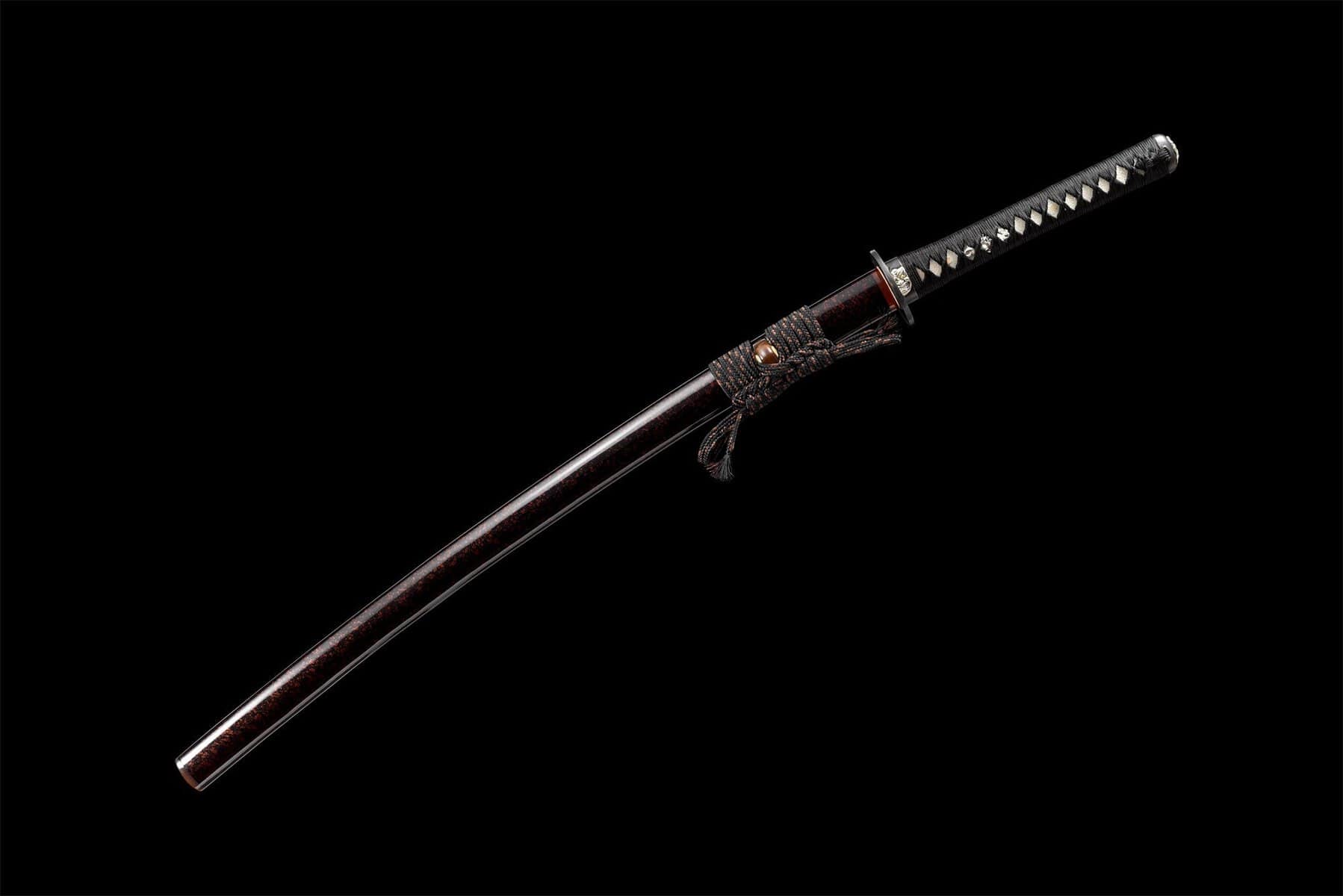 Black And Red Samurai Sword