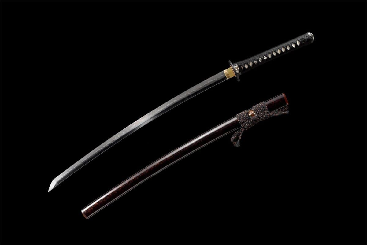 Black And Red Samurai Sword