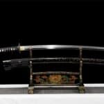 Black Golden Drop Katana