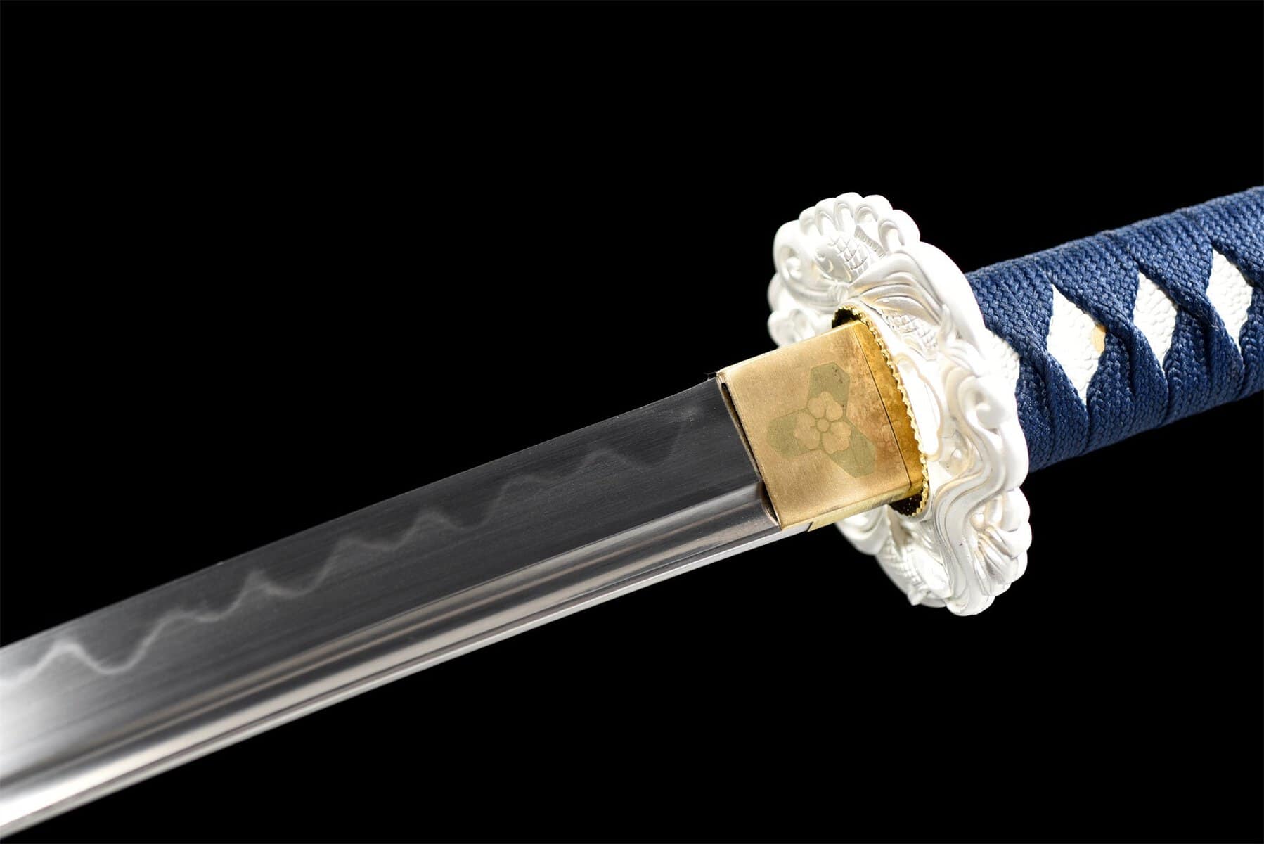 White Tanto And Katana Set