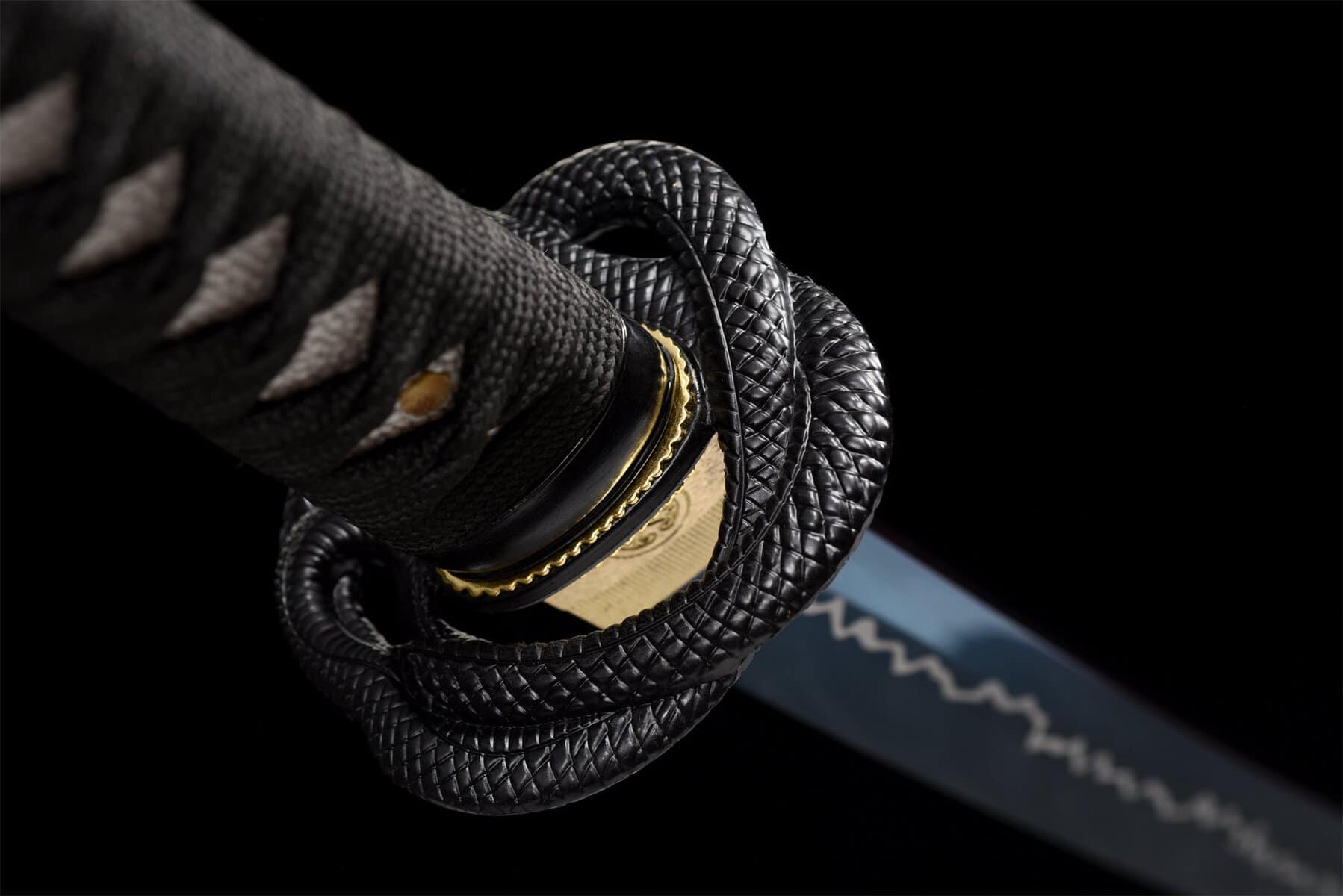 Zebra Katana Blue Blade