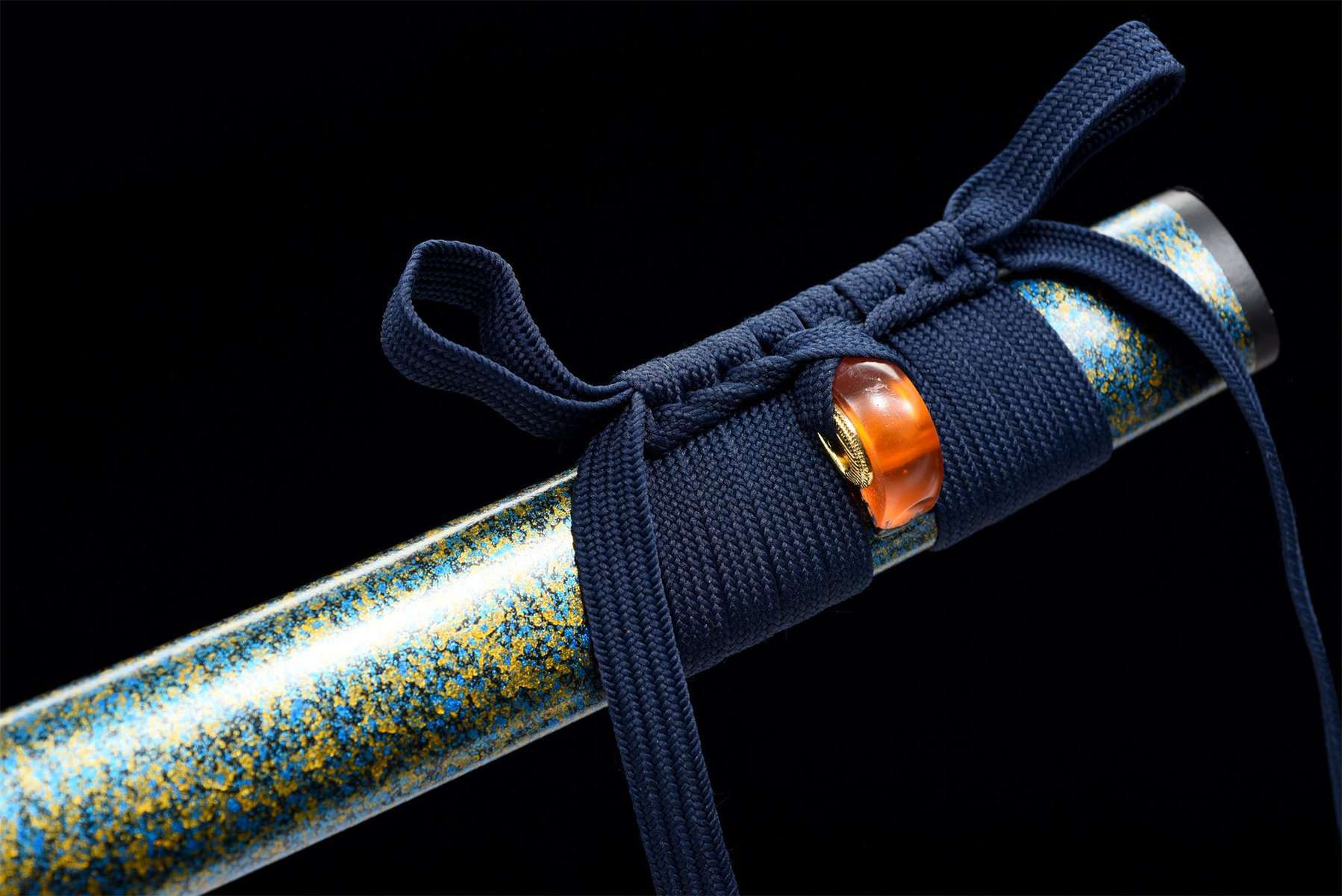 Blue And Yellow Katana