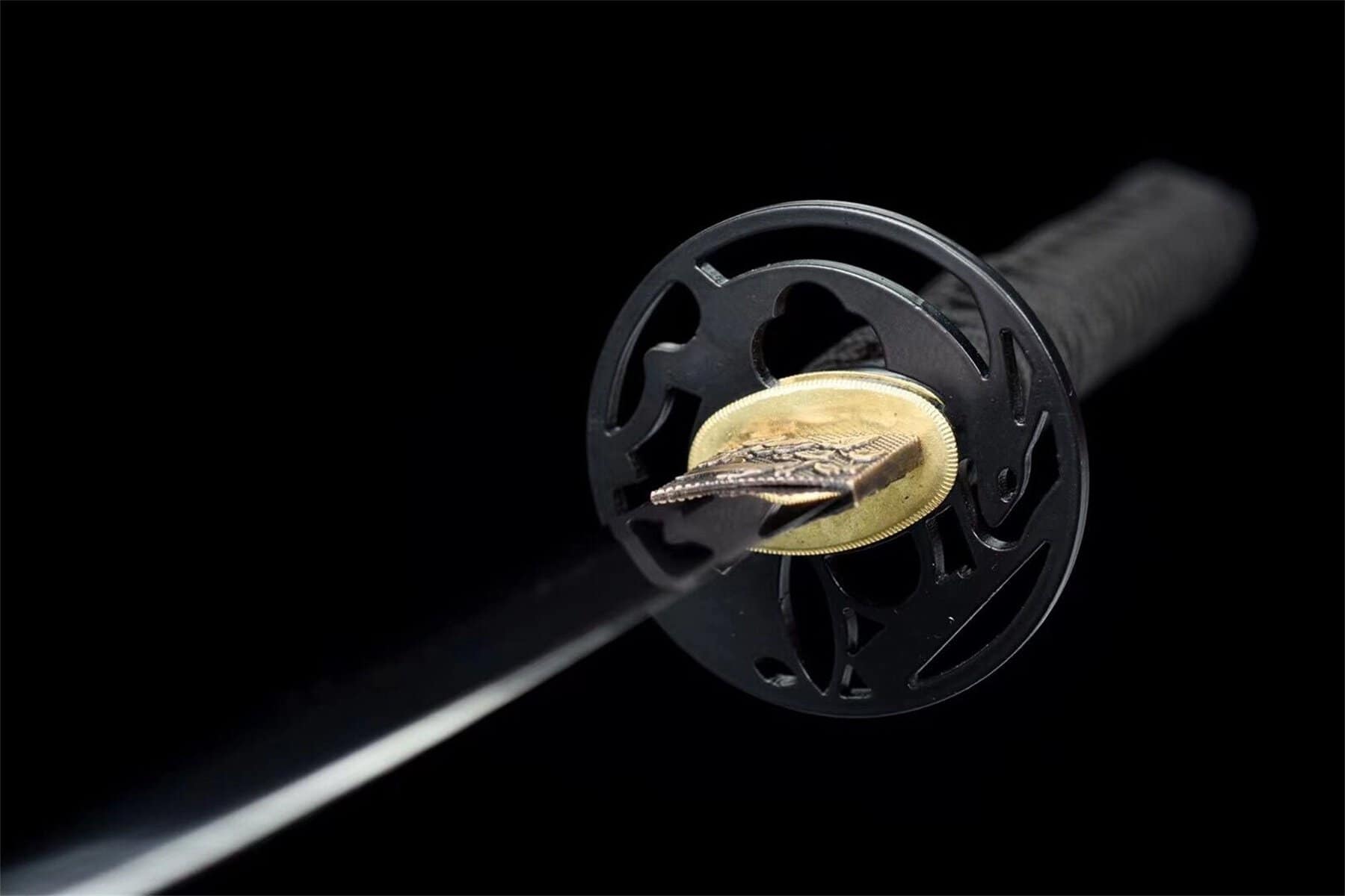 Black And Red Katana Sword