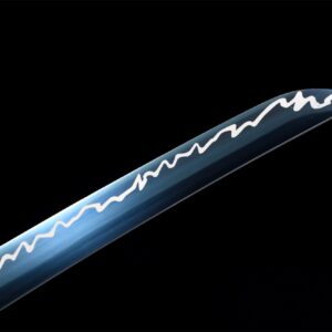 Zebra Katana Blue Blade