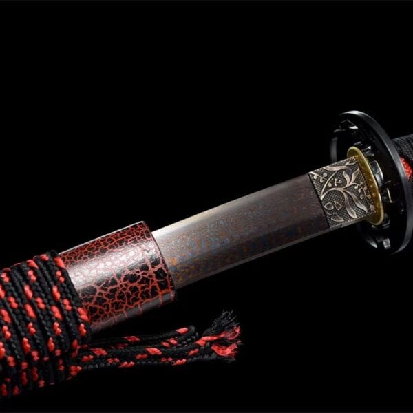 Black And Red Katana Sword