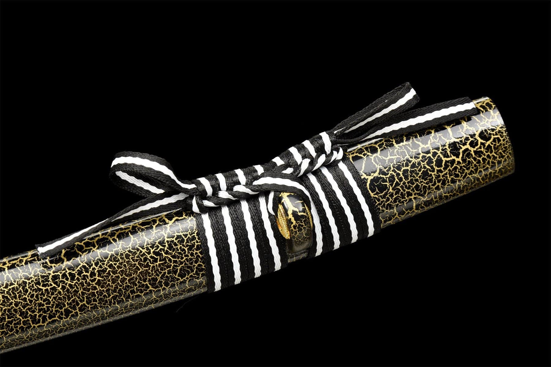 Dragon Skin Black And Yellow Japanese Tachi