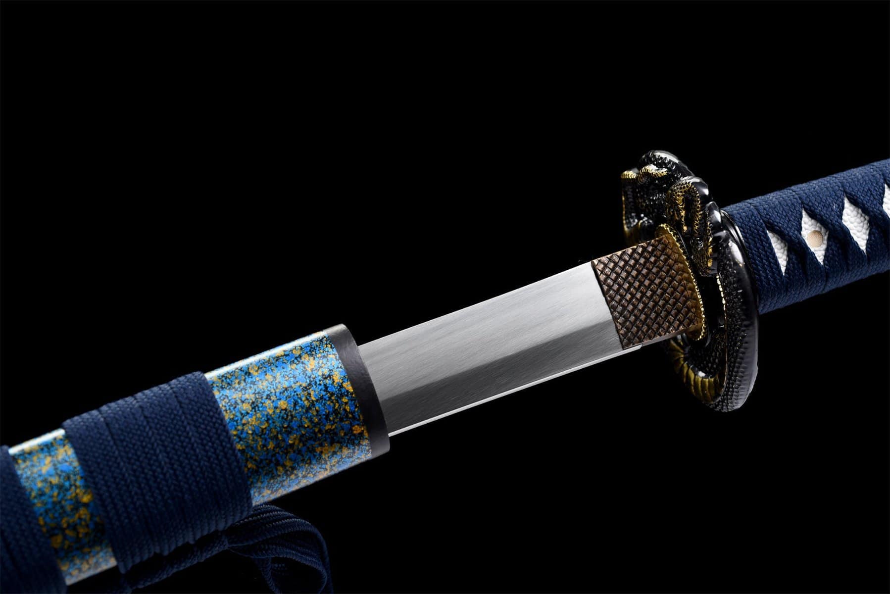 Blue And Yellow Katana