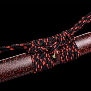 Black And Red Katana Sword