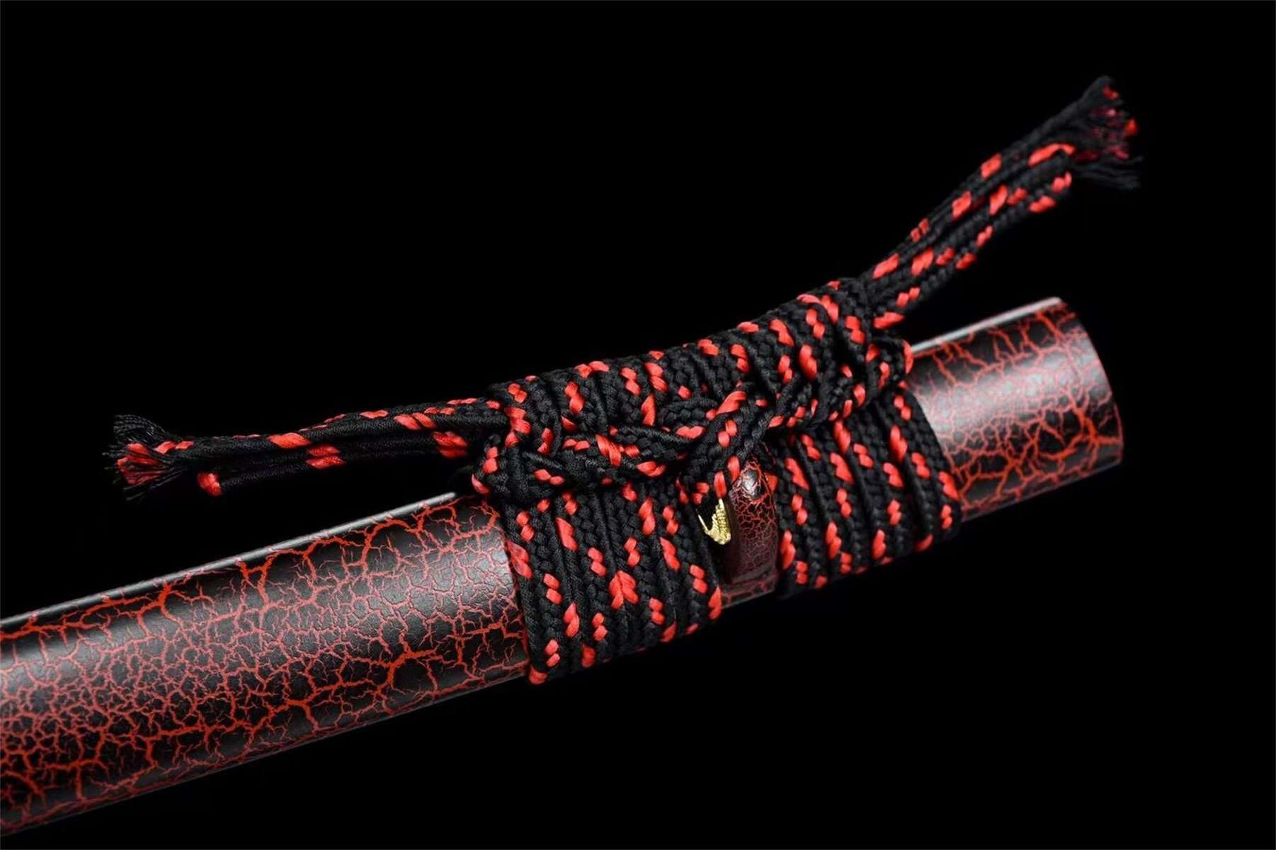 Black And Red Katana Sword