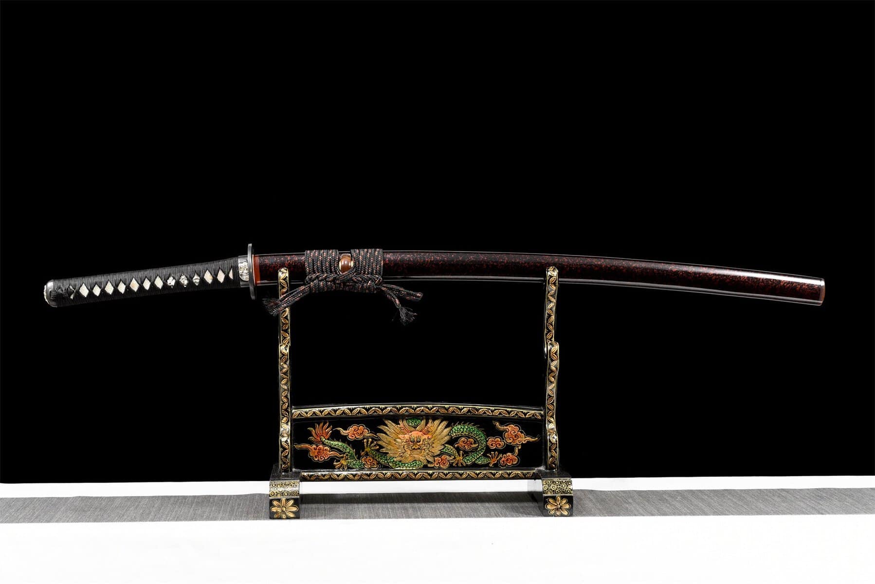 Black And Red Samurai Sword