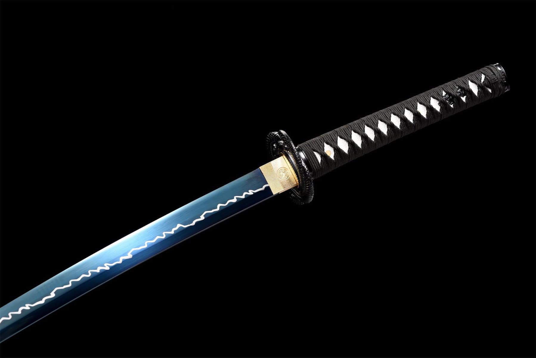 Zebra Katana Blue Blade