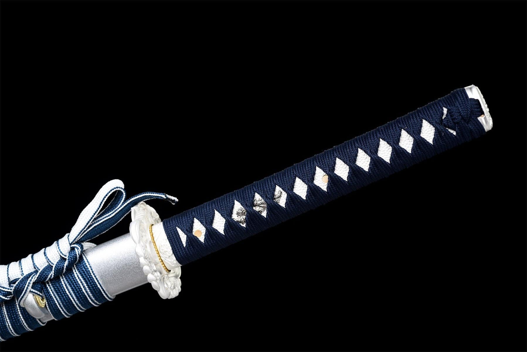 White Tanto And Katana Set