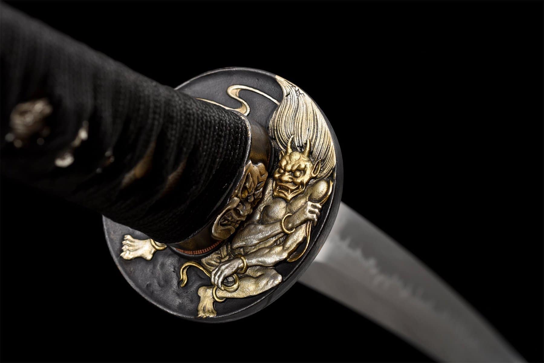 Black And Red Samurai Sword