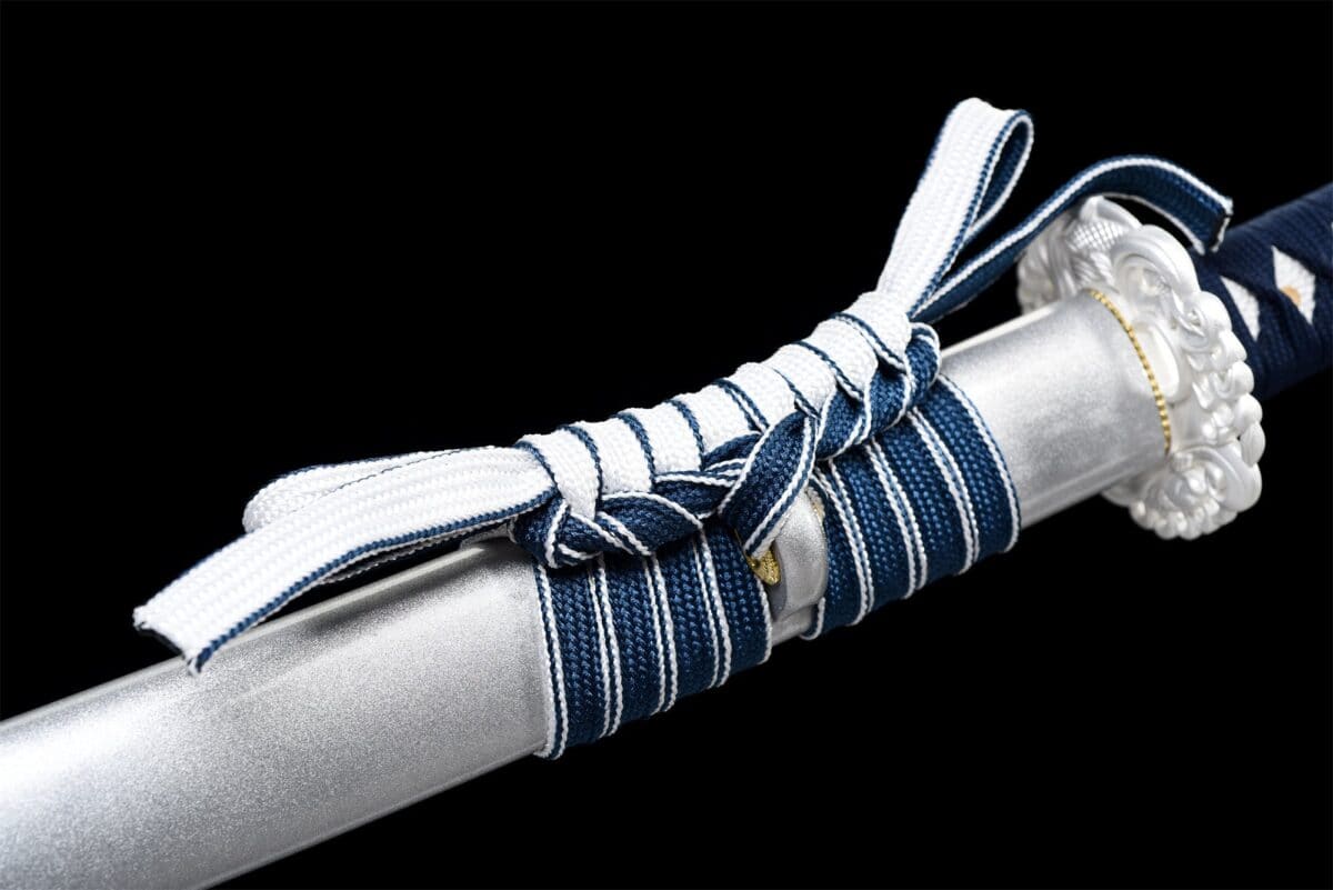 White Tanto And Katana Set