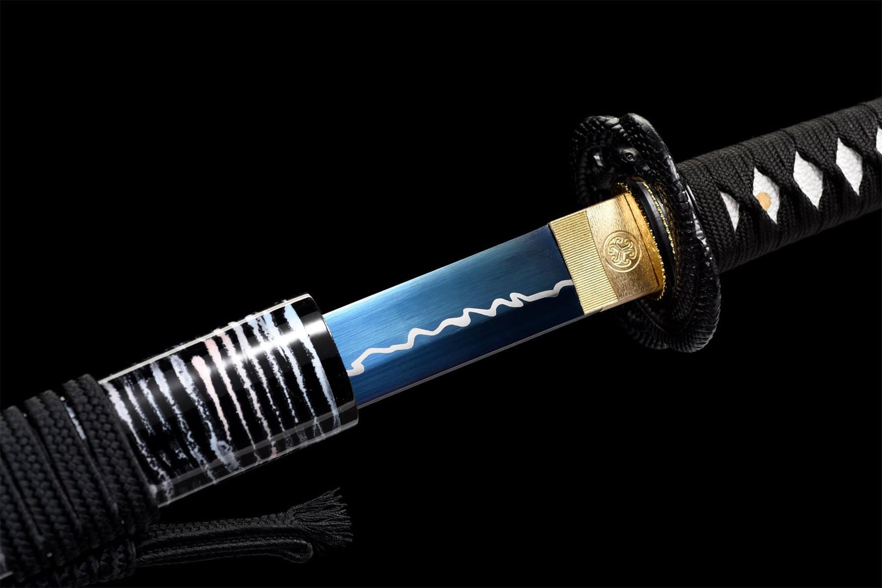 Zebra Katana Blue Blade