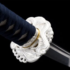 White Tanto And Katana Set