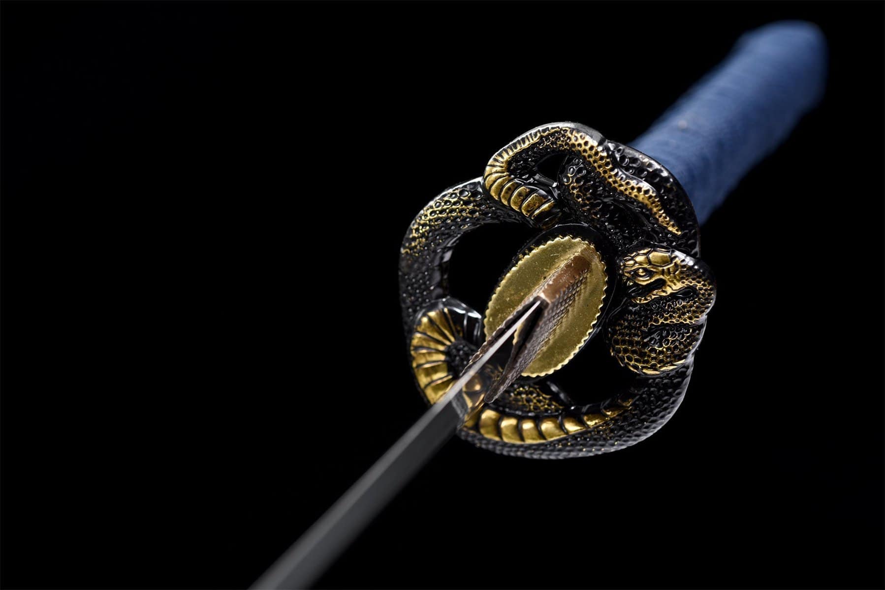 Blue And Yellow Katana