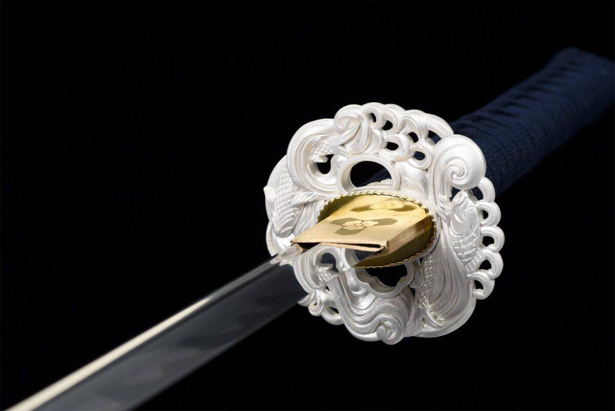 White Tanto And Katana Set