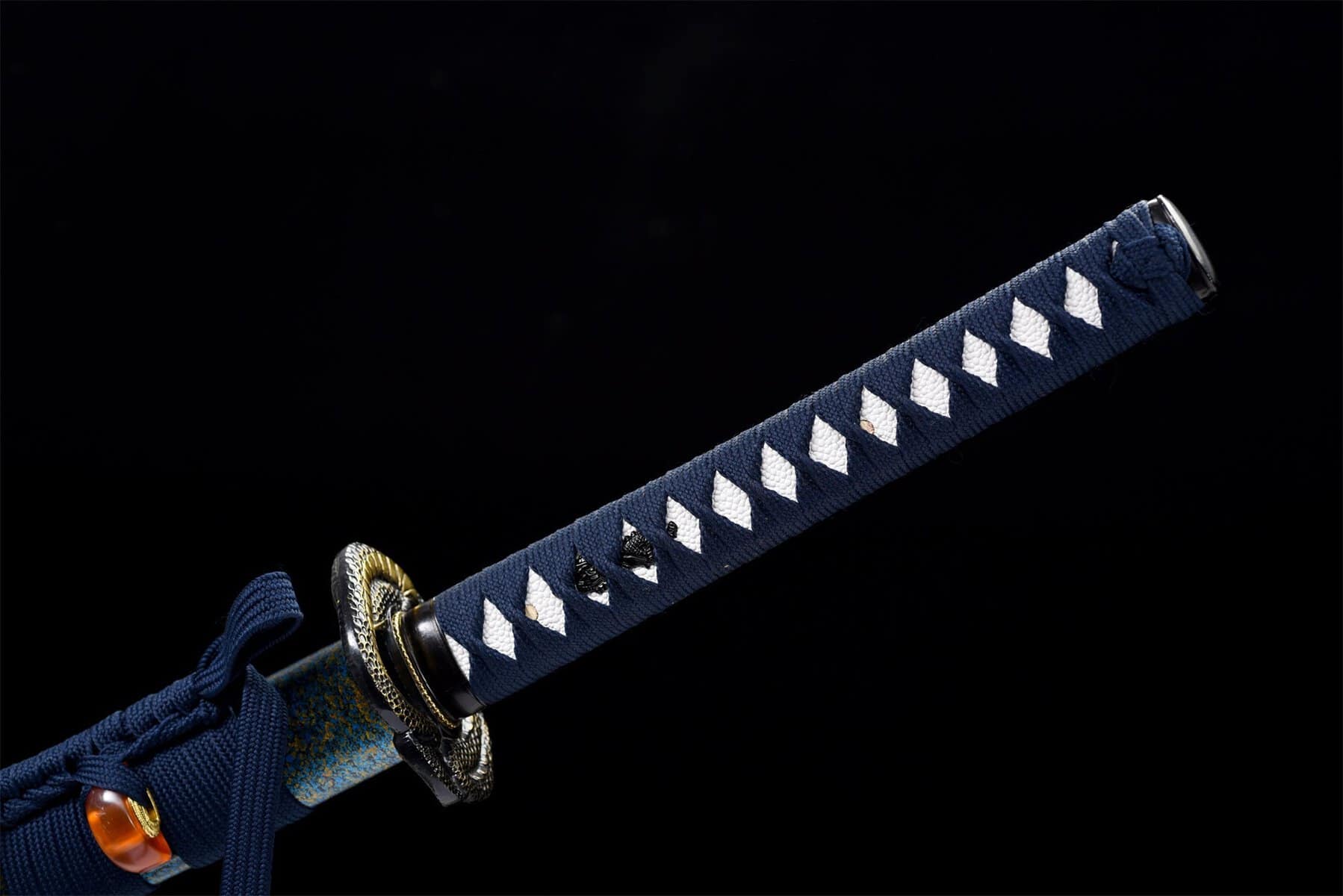 Blue And Yellow Katana