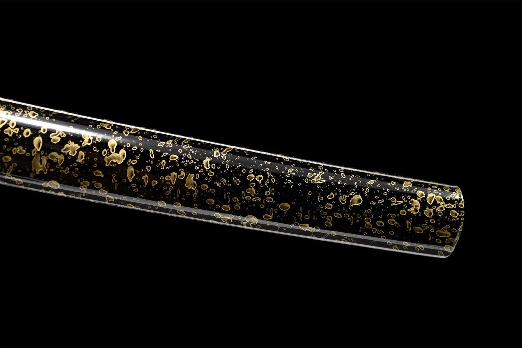 Black Golden Drop Katana