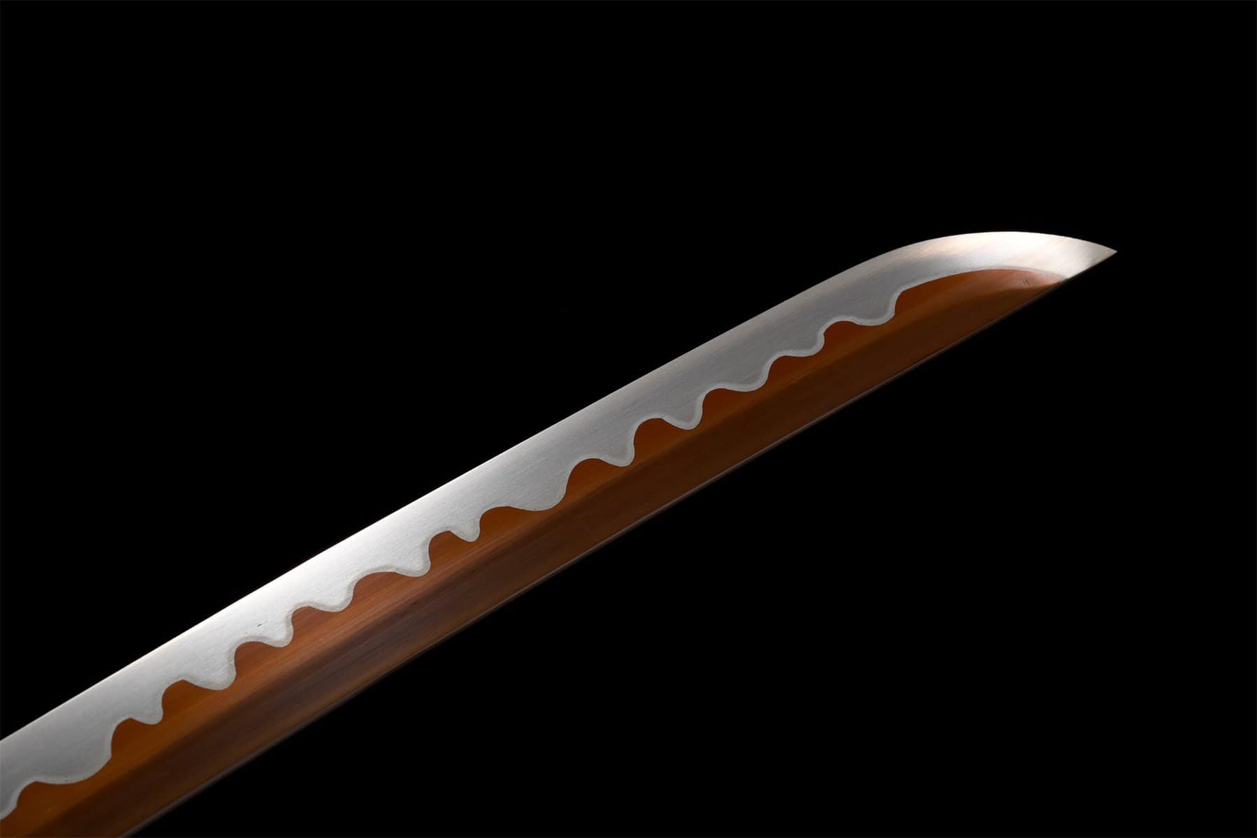 Orange Blade Pink Katana