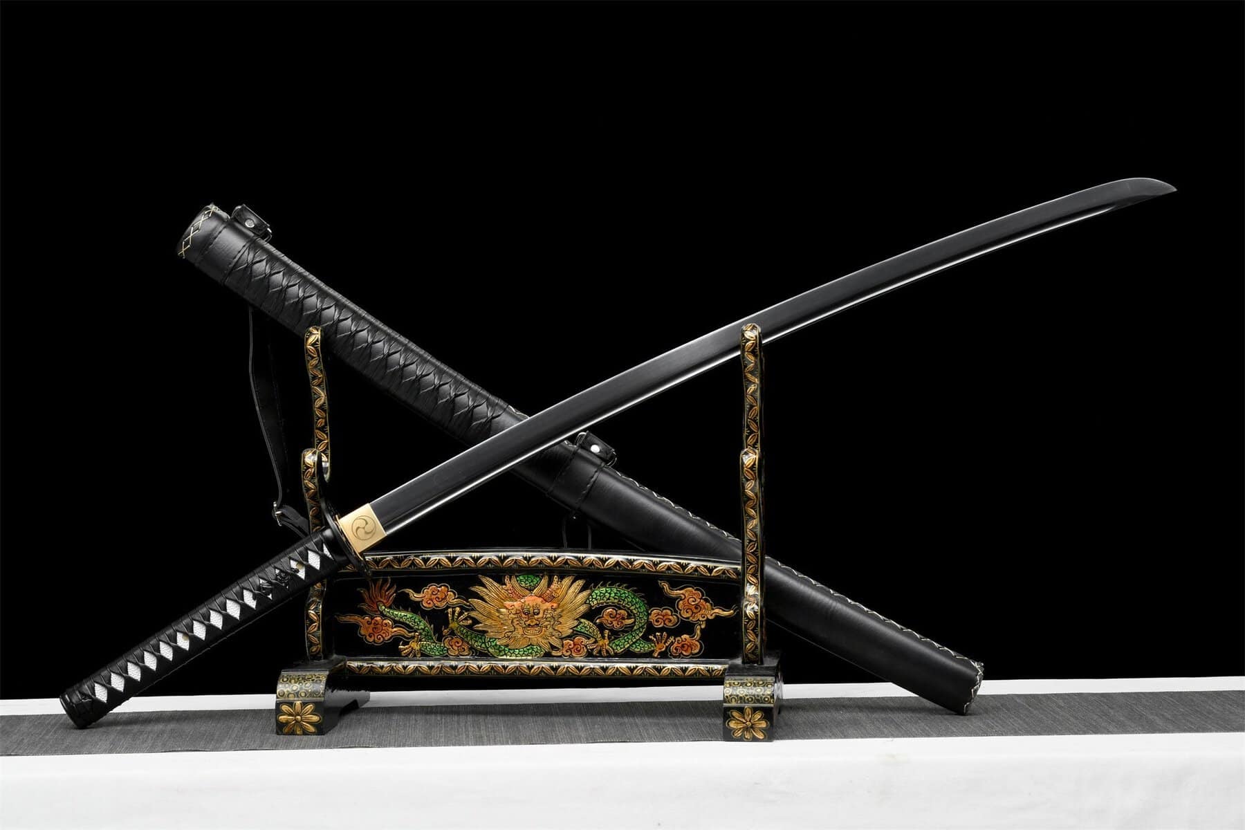 Black Leather Katana